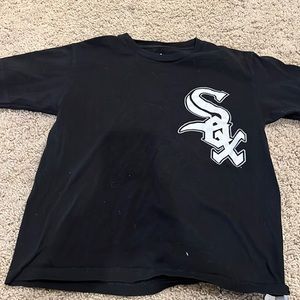 Majestic Black Chicago White Sox tshirt size youth medium